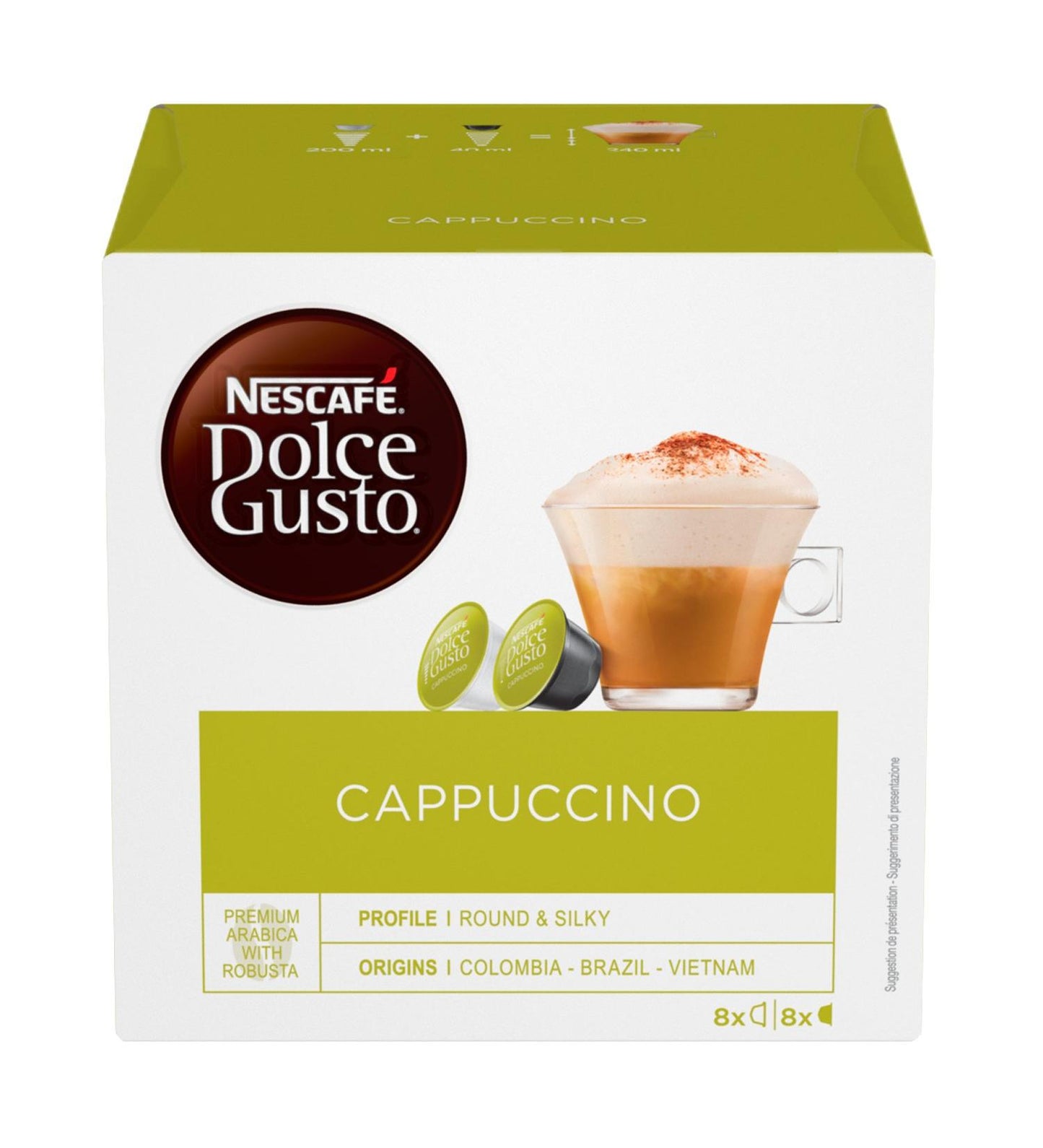 كبسول مشروبات الحليب